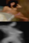 Pleasant, girl looking for